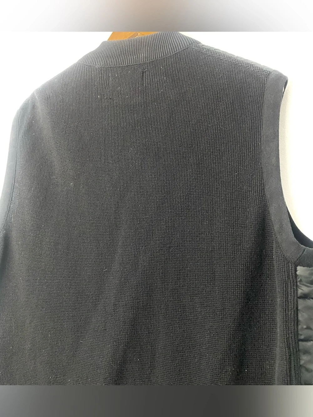 Barbour Mens Black Essential Gilet Quilted Snap Button Front Vest Jacket Size XL
